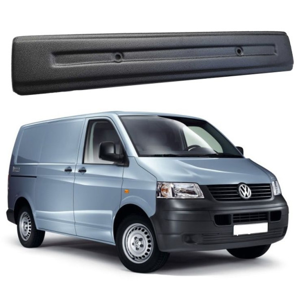 Зимова Накладка на бампер середина коротка Volkswagen T5 2003-2009 Матова FLY