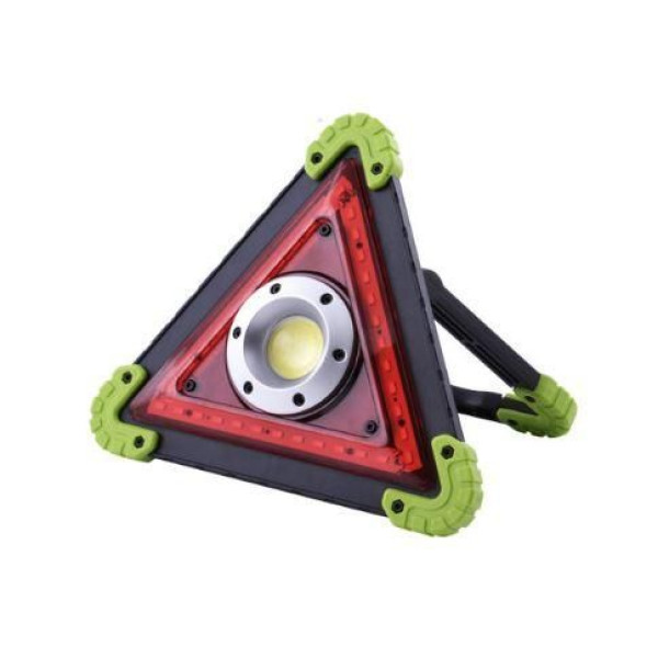 Знак аварийный с LED  RED 2x18650 / 4xAA / ЗУ microUSB / Power Bank