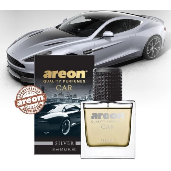 Набор Ароматизаторов воздуха Areon Car Silver (Silver)