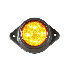 Габарит LED круглый / 24V / 5 диодов / Оранжевый 1 шт (C 16)