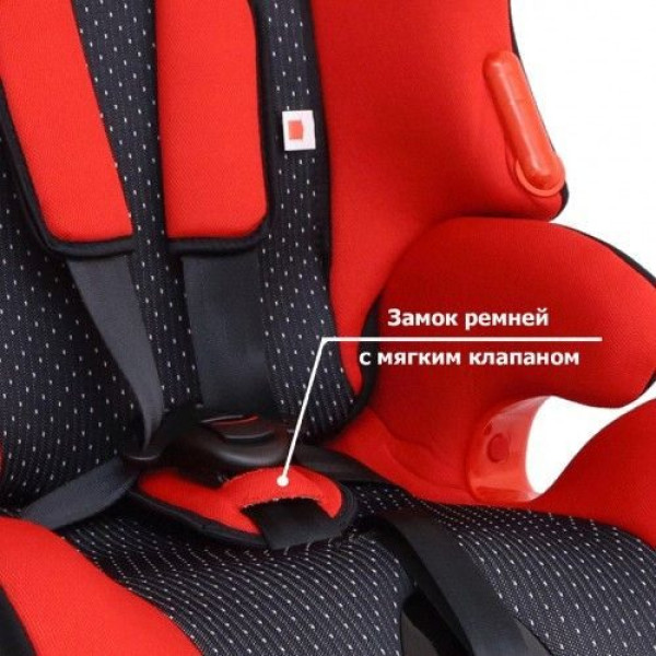 Дитяче автокрісло 1-12 Років, 9-36 Кг, Категорія 1/2/3 SIGER "Космо" Червоний