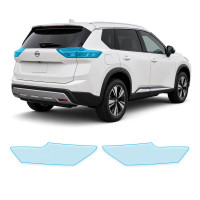 Антигравийная защитная бронепленка по лекалам для Nissan Rogue / X-Trail T33 facelift 2024- задние фонари стопы